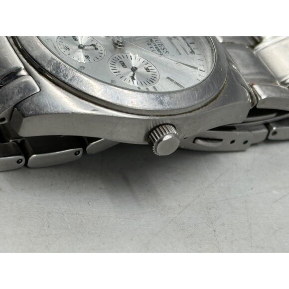 guess steel men's watch 50 meters 165 feet water resistant made in Japan READ - Picture 4 of 11